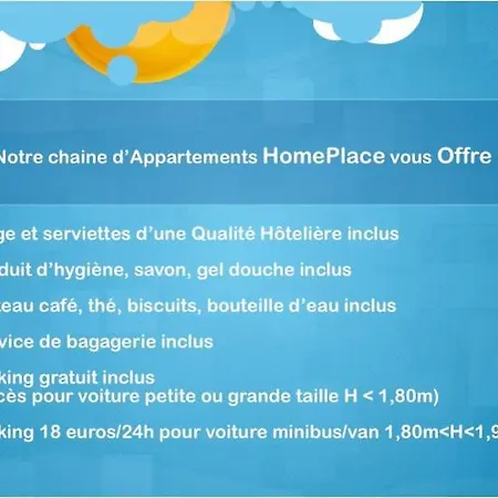 Homeplace Appart Saint Pierre Parking Free 5***** Apartment *